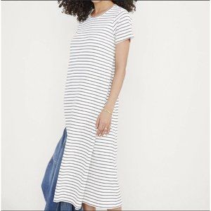 HATCH The Easy Going Nursing Tee Dress Black/White Stripe (Size 2) SALE!